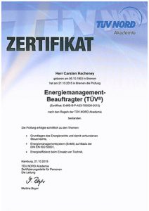 TÜV Energiemanagement
